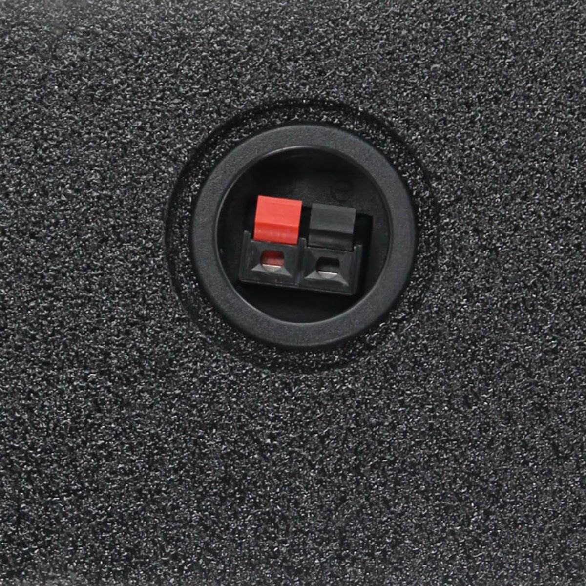 Q-Power Single 12-Inch Universal Downfire/Behind Seat Sub Box (2 Pack)