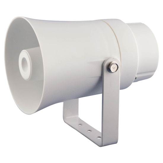 Pyle PHSP10TA 5.6" Indoor/Outdoor PA Horn Speaker 70 Volt 8 Ohm, White (2 Pack)