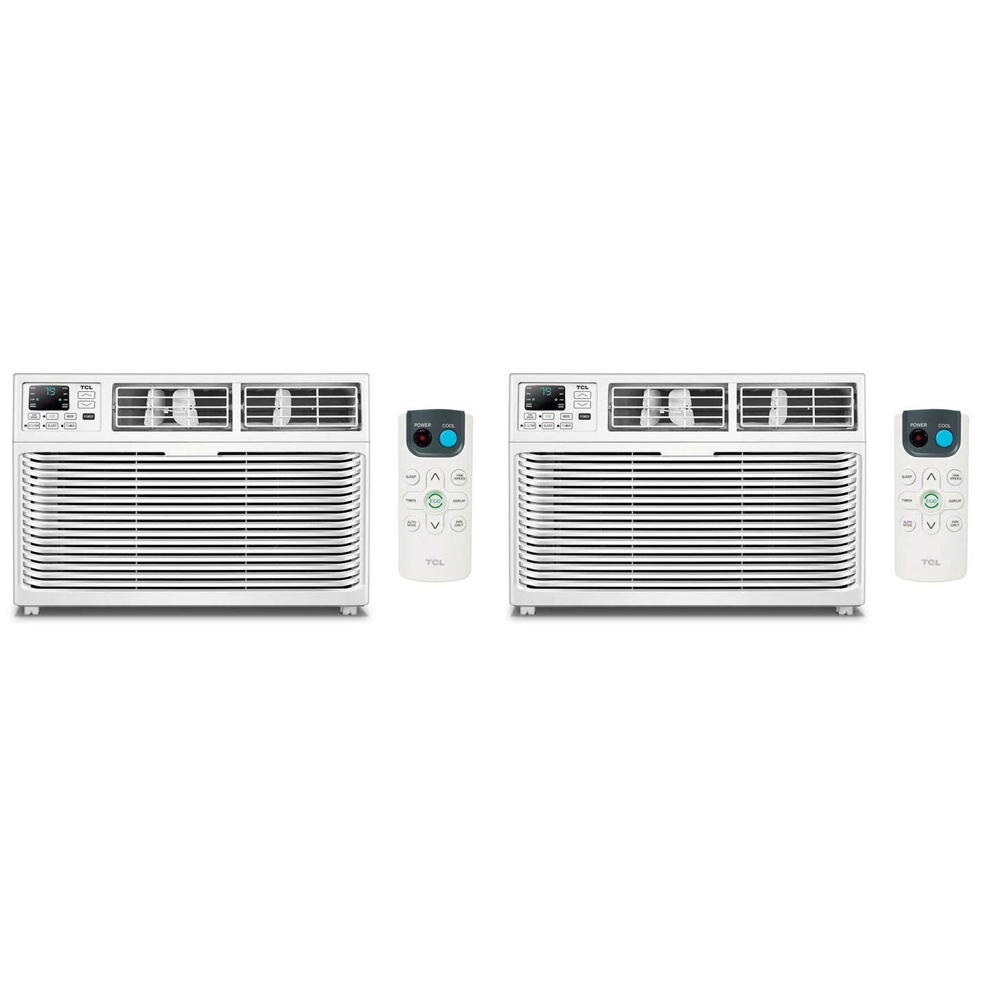 TCL Home Appliances 10,000 BTU Energy Star Window Air Conditioner Unit (2 Pack)