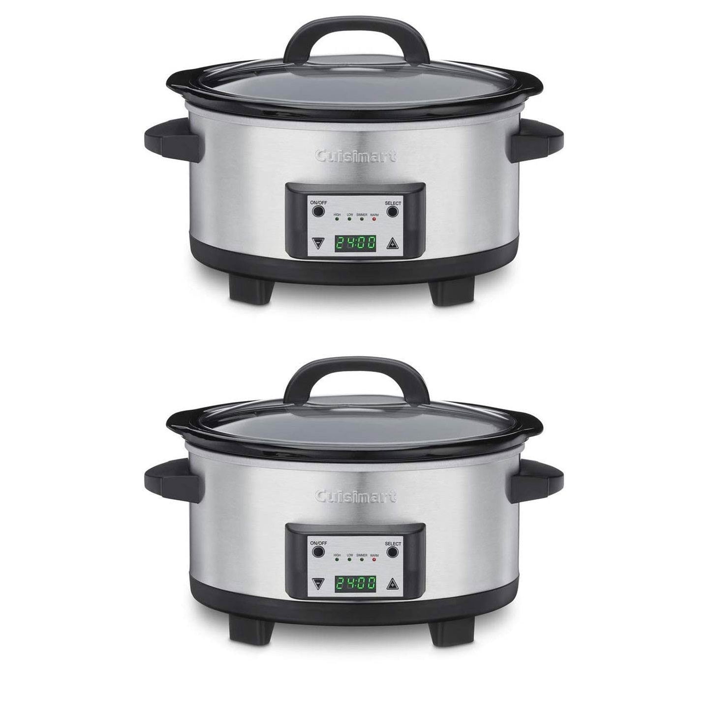 Cuisinart 6.5 QT Programmable Slow Cooker (2 Pack) (Certified Refurbished)