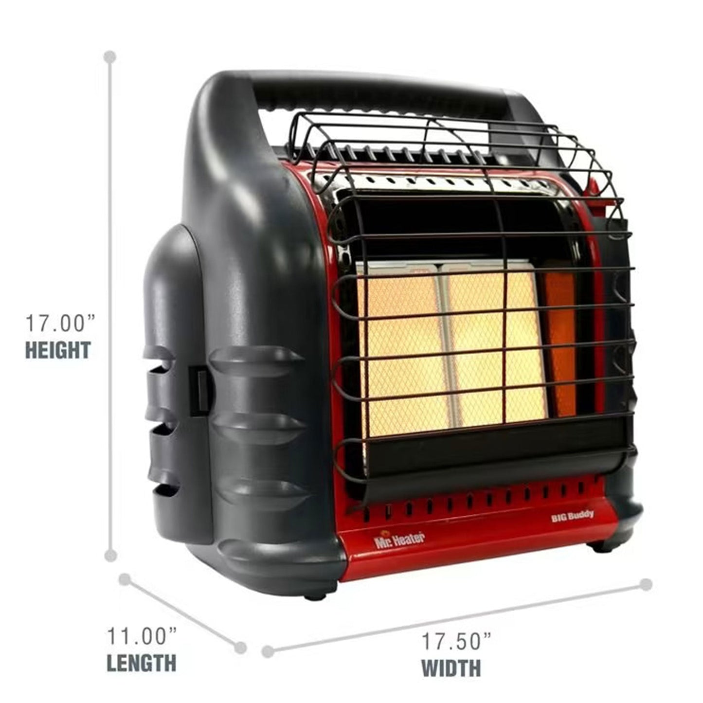 Mr. Heater 18000 BTU Big Buddy Portable Liquid Propane Gas Heater Unit (2 Pack)
