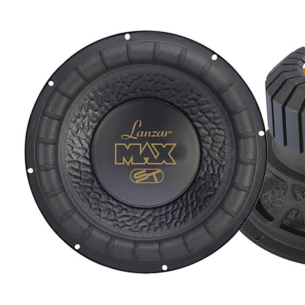 Lanzar 8 Inch 600 Watt 4 Ohm 4 Layer Voice Coil Car Audio Subwoofer | MAX8