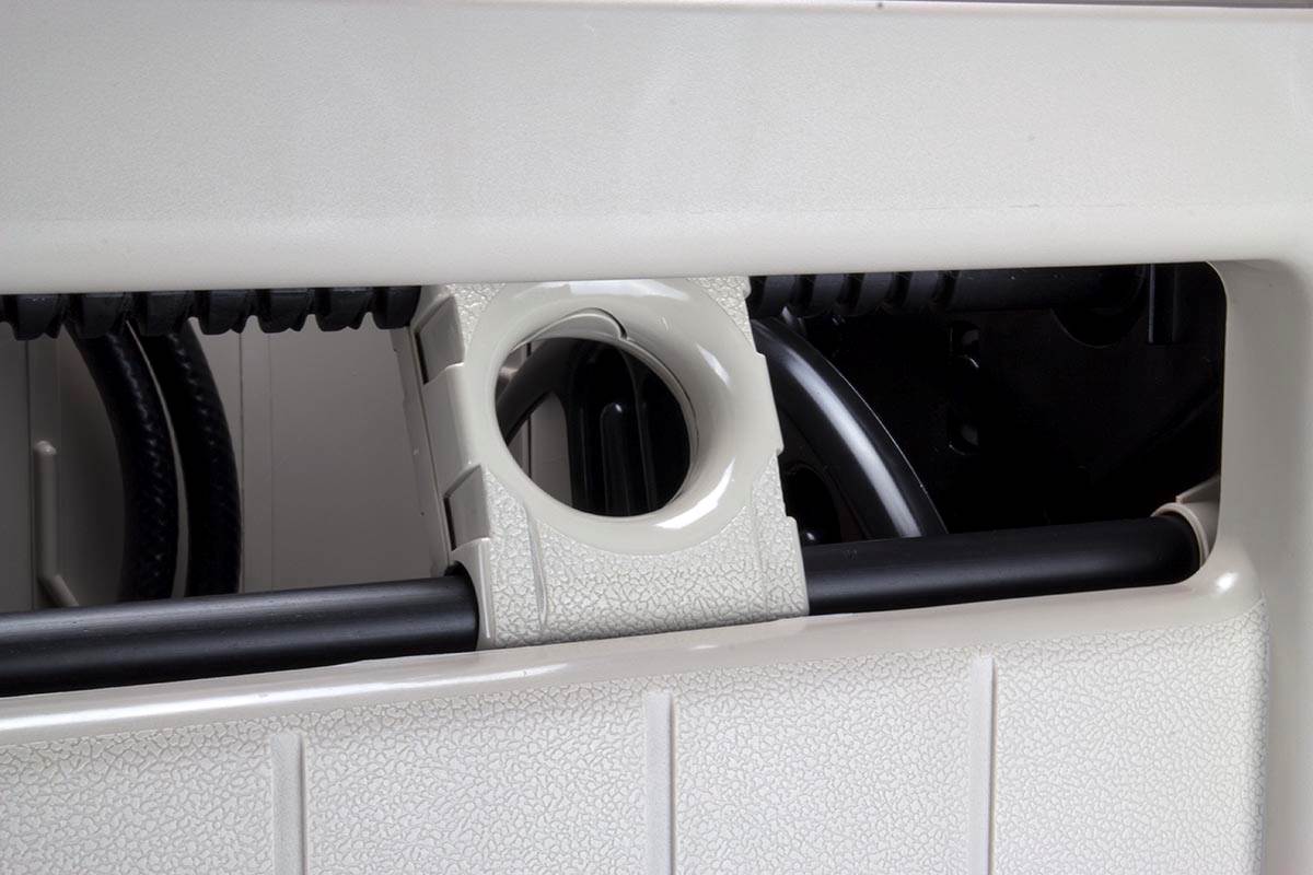 Suncast Swivel Hose Reel Storage Hideaway w/Smart Trak Hose Guide & Bin (4 Pack)