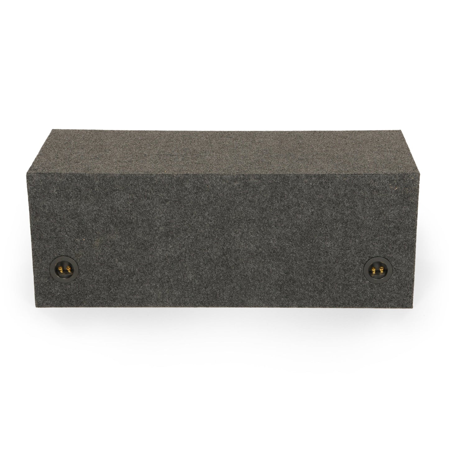 QPower QBASS Dual 10 Inch Car Audio Subwoofer Enclosure Box, Charcoal (2 Pack)