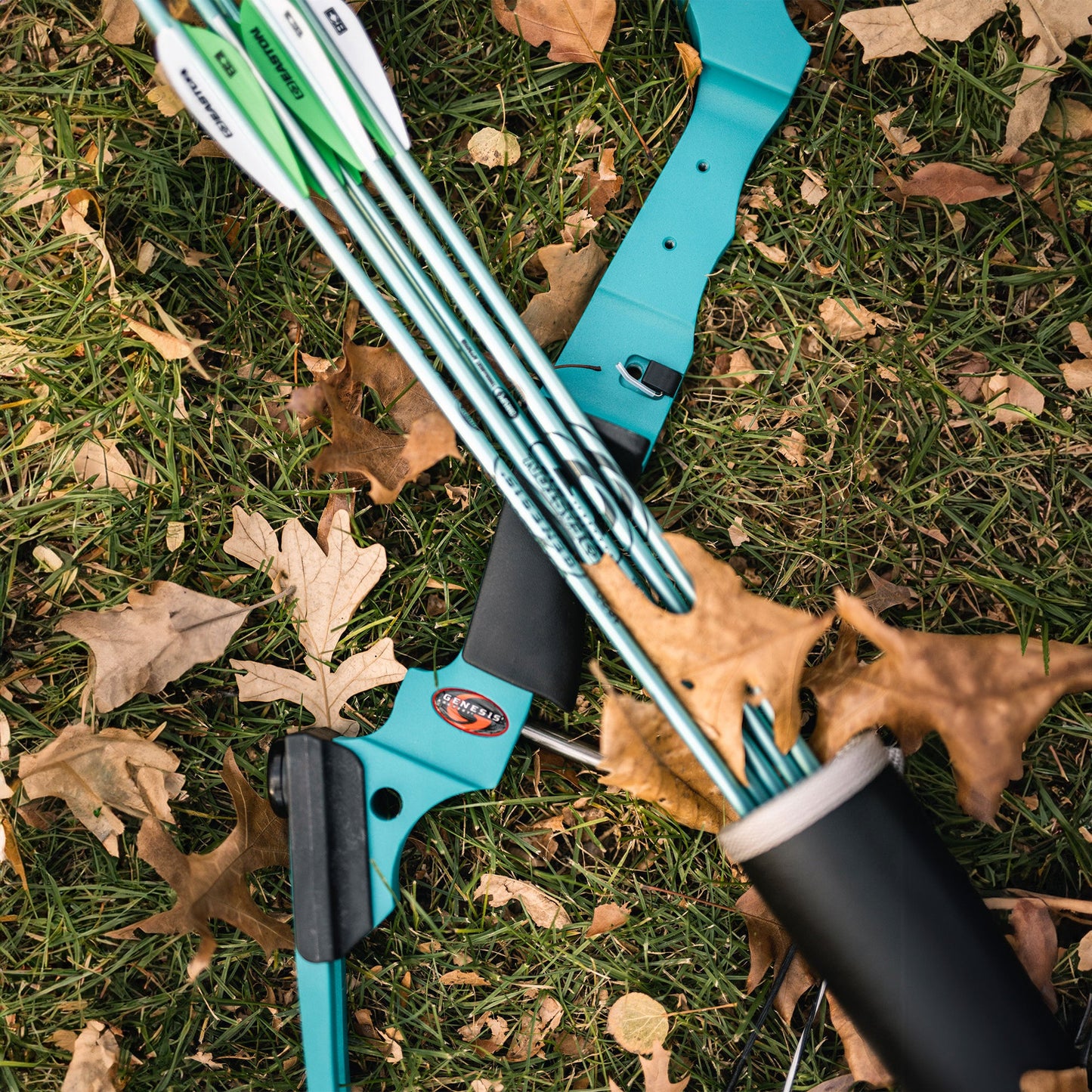 Genesis Archery Original Adjustable Right Handed Compound Bow, Yellow (4 Pack)