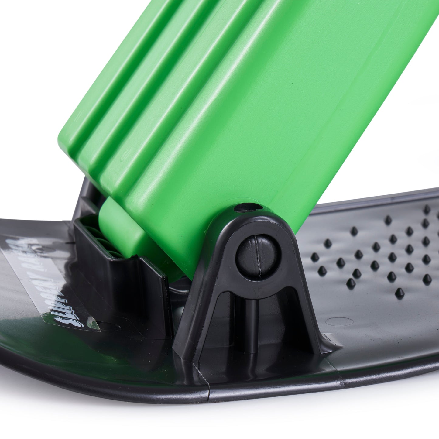 Slippery Racer Kid Foldable Downhill Outdoor Winter Ski Scooter Snow Sled, Green