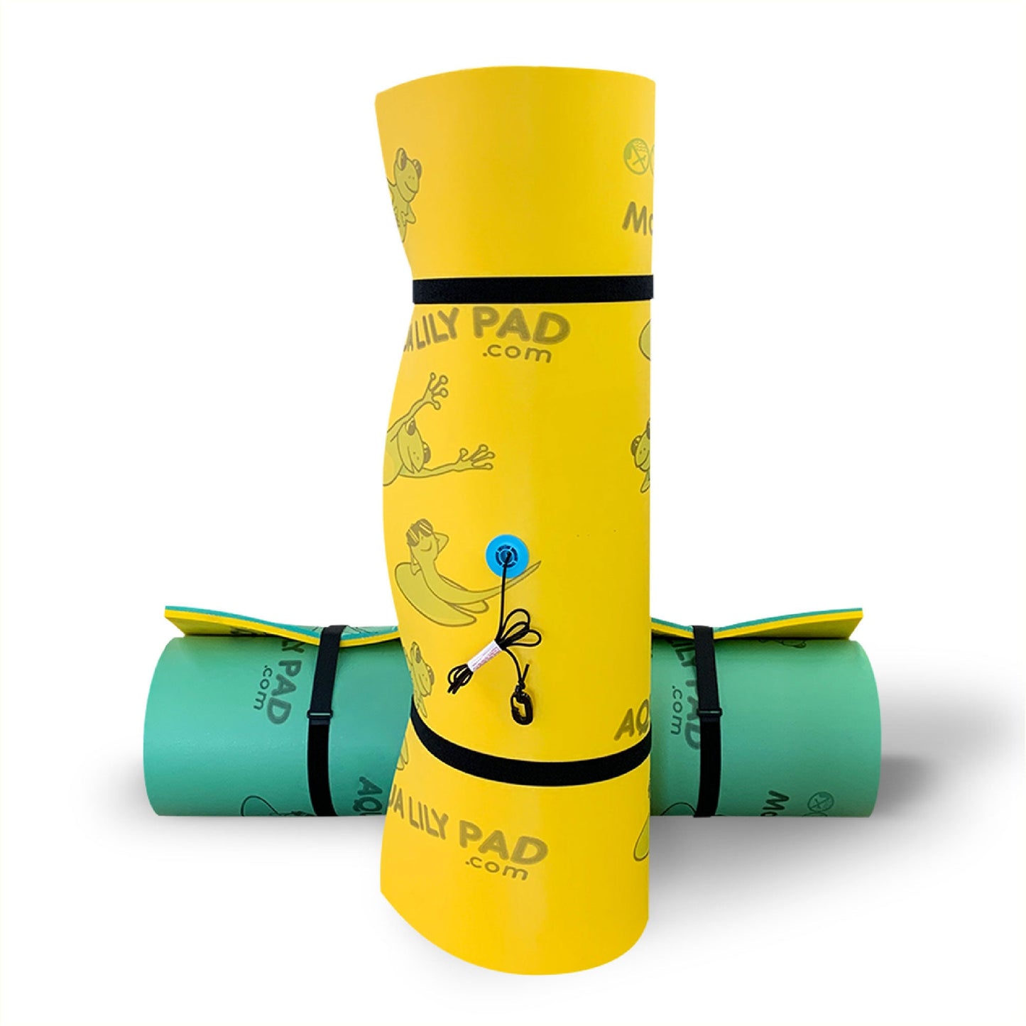 Aqua Lily Pad 18 Ft Long Water Mat Playground Floating Foam Pad for Lake & Pool