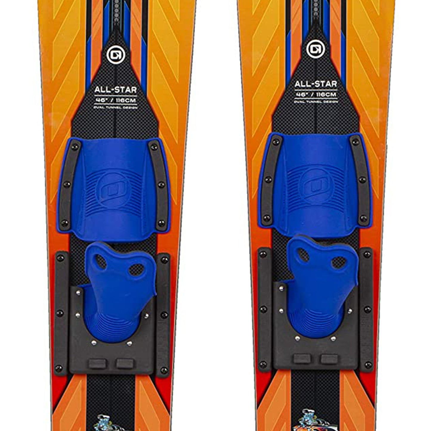 O'Brien Watersports Kids All Star 46 Inch Trainer Performer Combo Water Skis