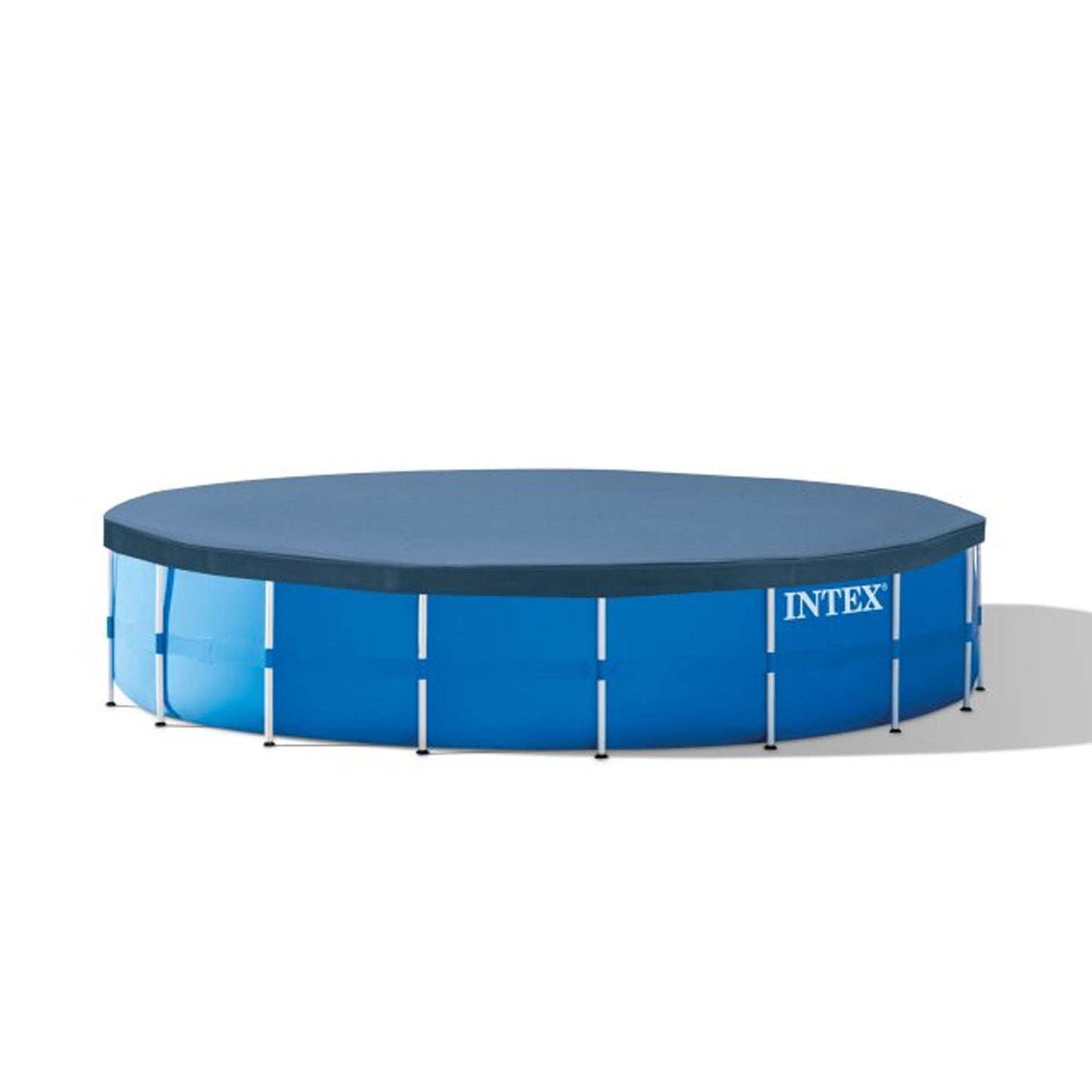 Intex 28253EH 18ft x 48in Metal Frame Above Ground Pool Set with Pump & Cover
