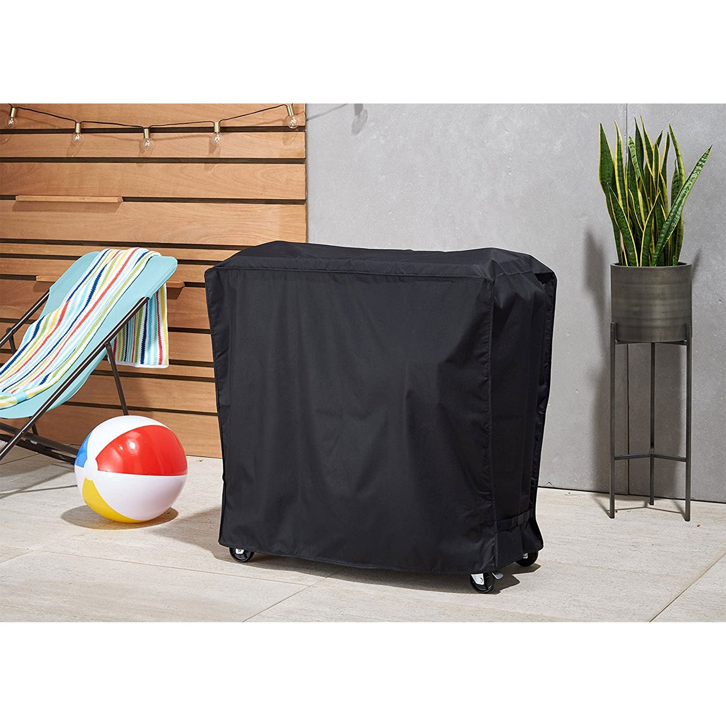 TRINITY 34x19x31 Adjustable Cooler Cover, Black