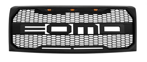 AMERICAN MODIFIED Raptor Style Front E-O-M-D Grille w/LEDs for 09-14 Ford F150