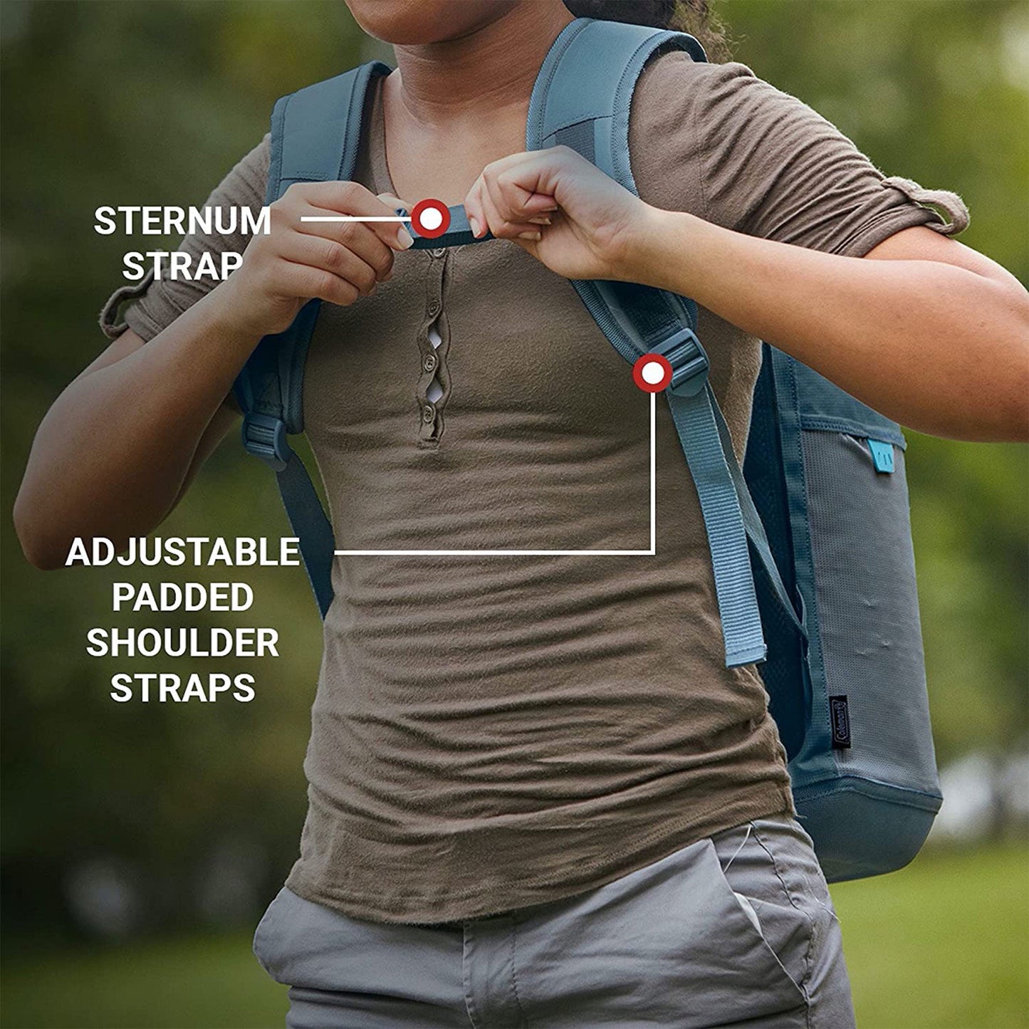 Coleman Sportflex 30 Leakproof Padded Soft Sided Can Soft Cooler Tote Bag, Blue