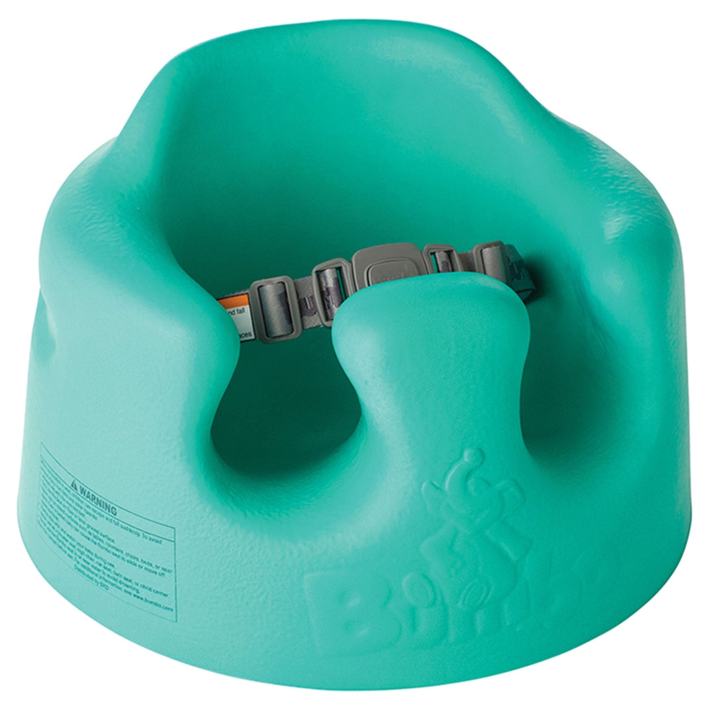 Bumbo Baby Soft Foam Wide Floor Seat w/3 Point Adjustable Harness, Aqua (2 Pack)