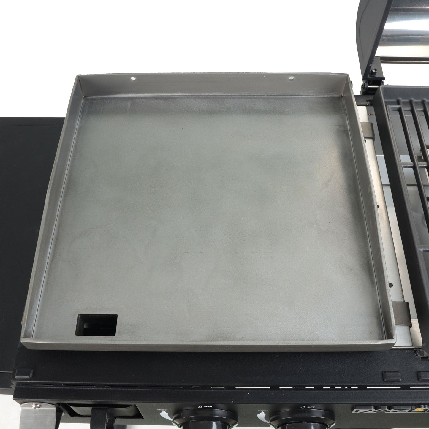 Razor Griddle Portable 4 Burner 40,000 BTU Gas Grill and Griddle Cart with Lid