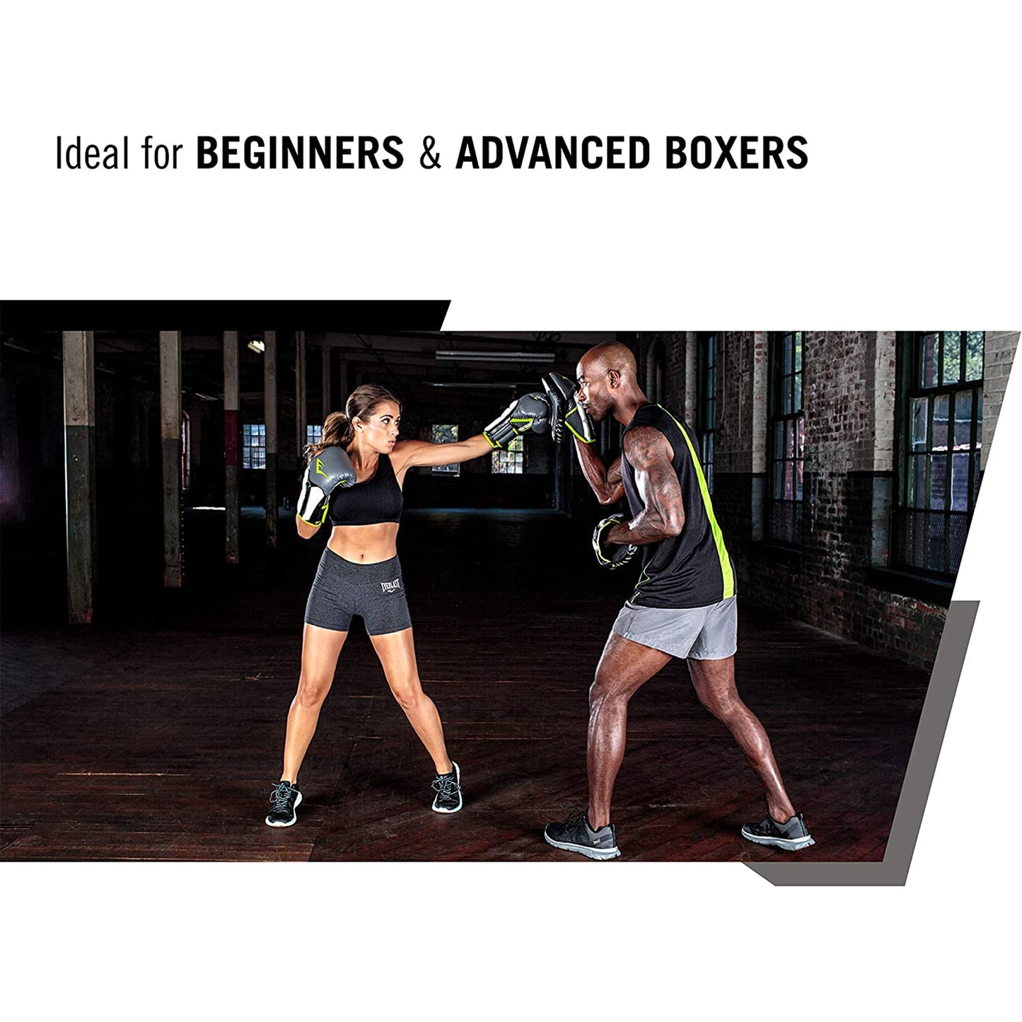 Everlast 1 Size Fits All Synthetic Punch Mitts with Full Boxing Glove Backing