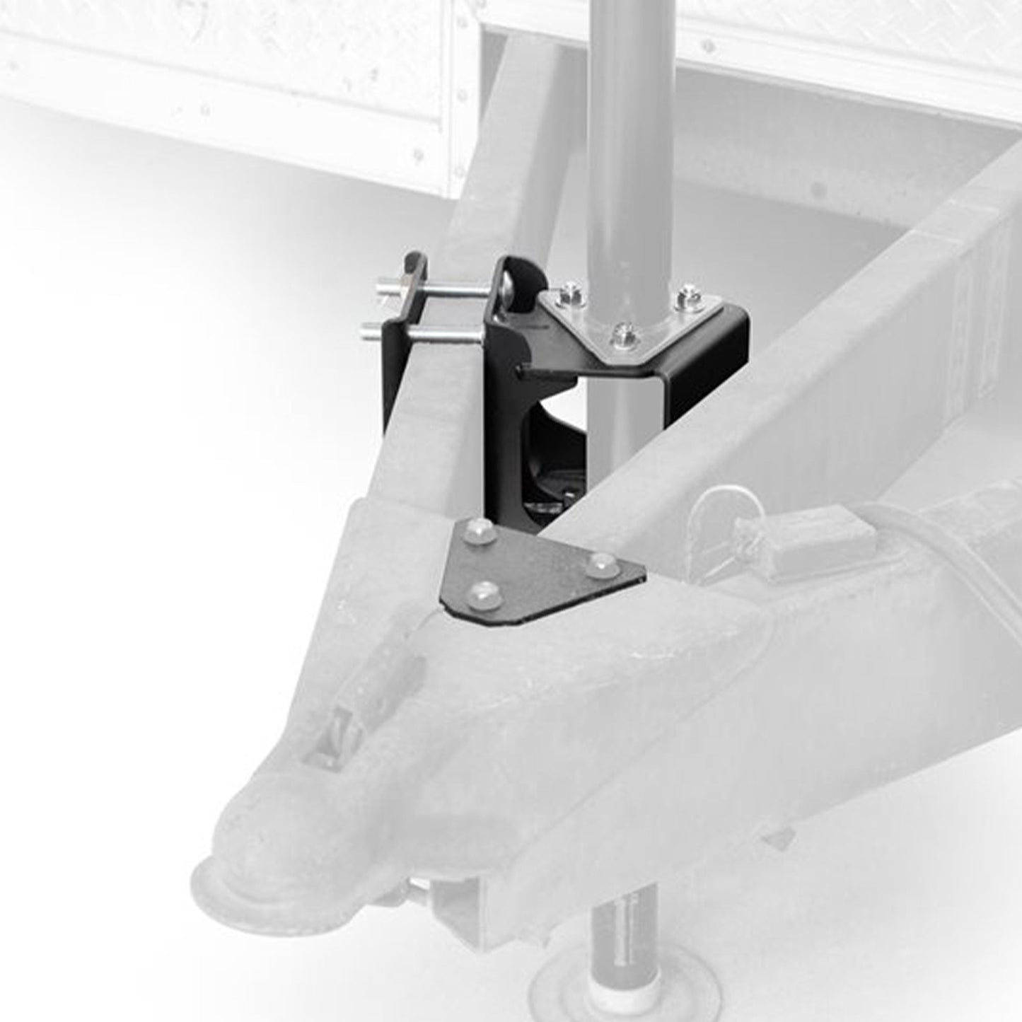 Camco 50015 Trailer Tongue Jack Bolt-On Relocation Kit with Tailgate Clearance