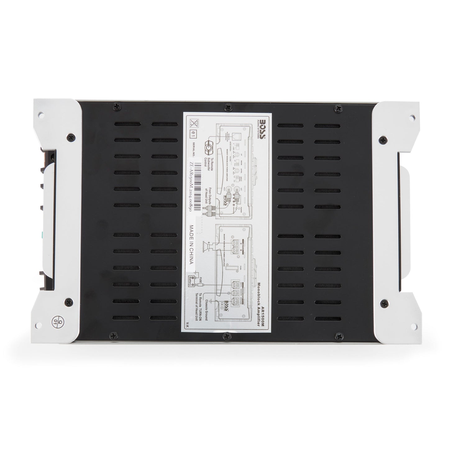 Boss Audio 1500 Watt Mono A/B MOSFET Power Car Amp + Remote | AR1500M (4 Pack)