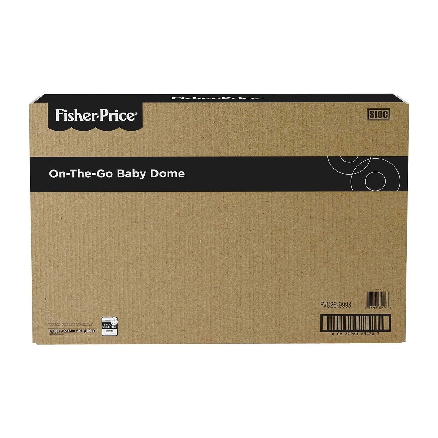 Fisher Price On the Go Baby Dome Portable Bassinet Play Space with Toys & Canopy