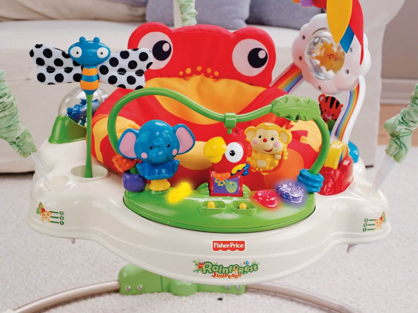 Fisher Price Rainforest Jumperoo Baby Bouncer Entertainer | K6070