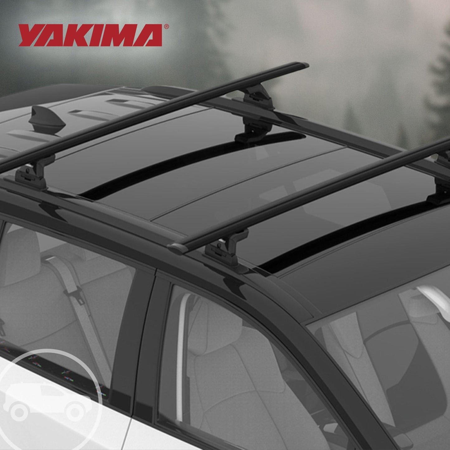 YAKIMA Landing Pad 23, Fixed Point Mounts for 2019 and Newer Toyota Rav4 SUV