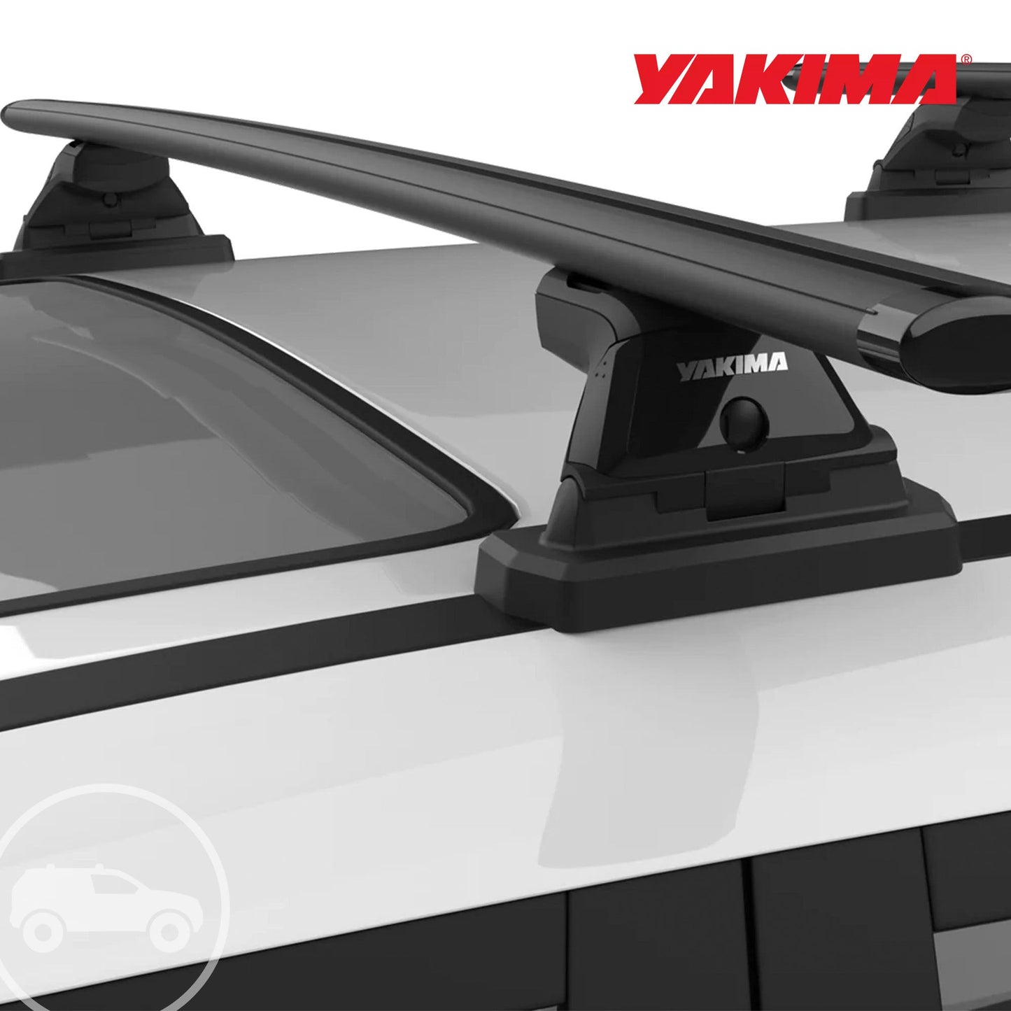 YAKIMA Landing Pad 30 Fixed Point Tower Compatible w/2010+ Lexus GX, Set of 6