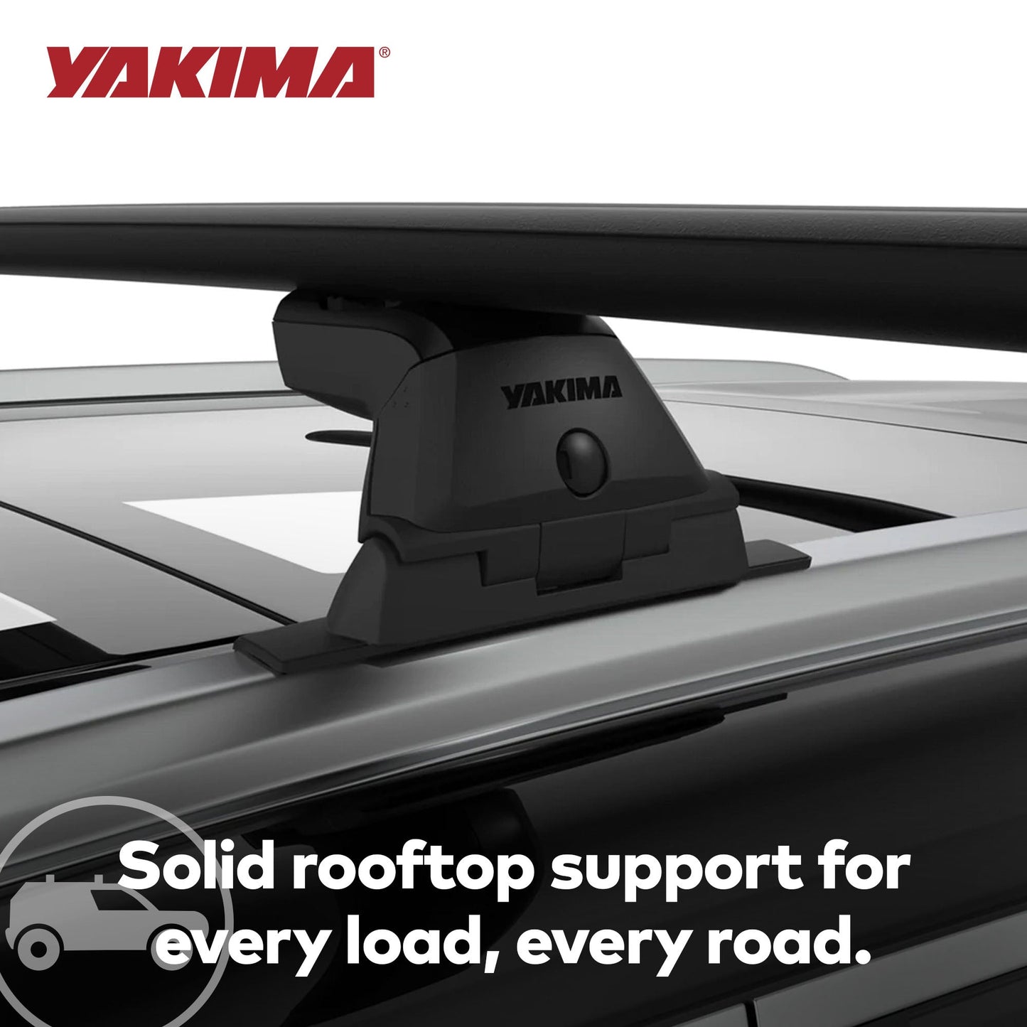 YAKIMA SkyLine Towers Roof Rack Cargo for Vehicles with Fixed Points (Set of 4)