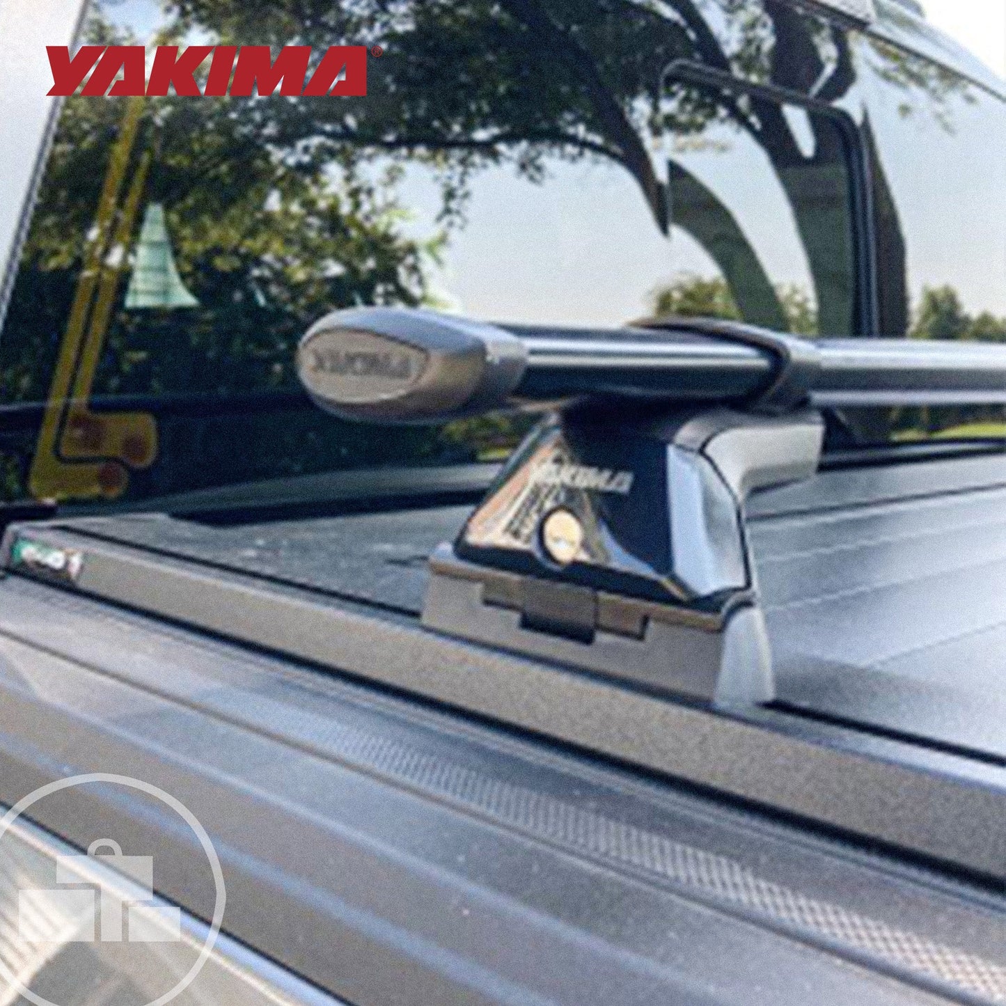 YAKIMA Landing Pad 26 220 Pound Capacity Fixed Point Tower Installation, Black