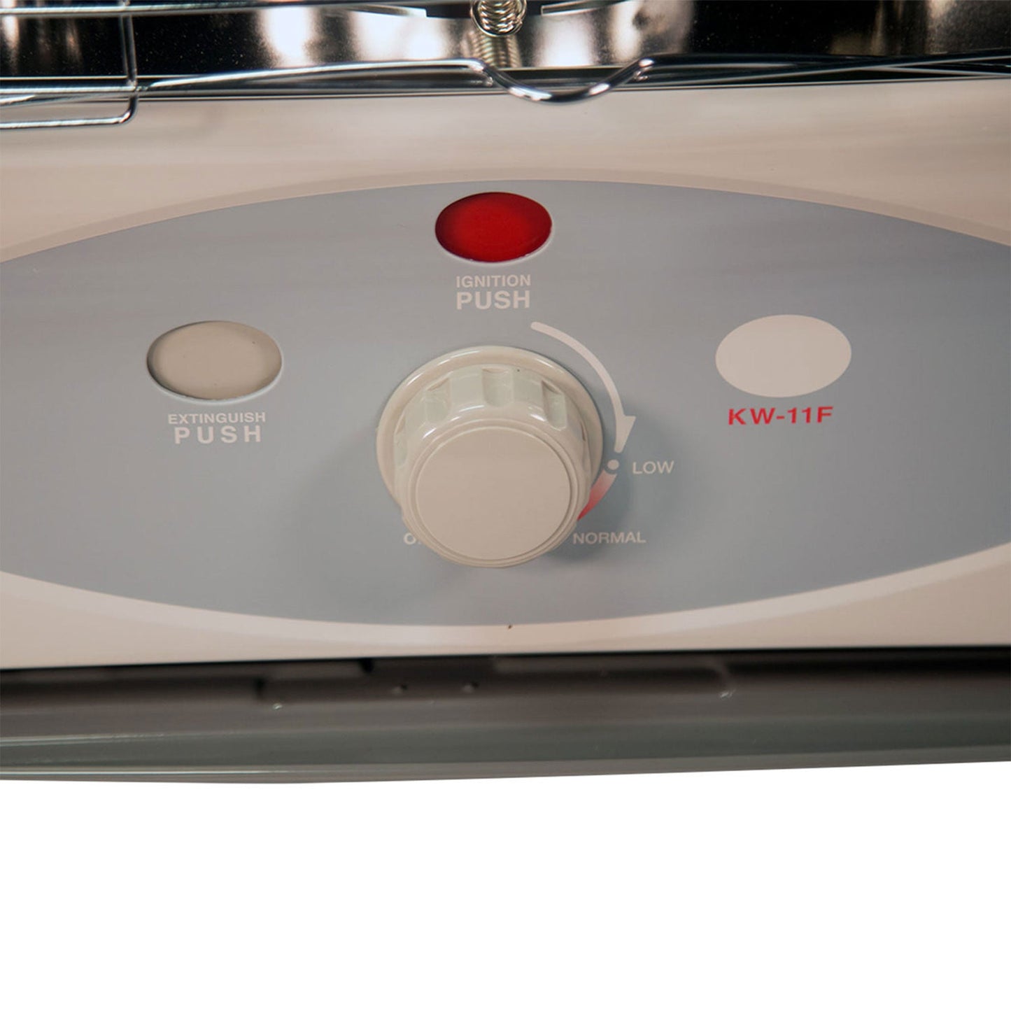 Kero World 10,000 BTU Kerosene Wick Heater with Sure-Seat Chimney System, Gray