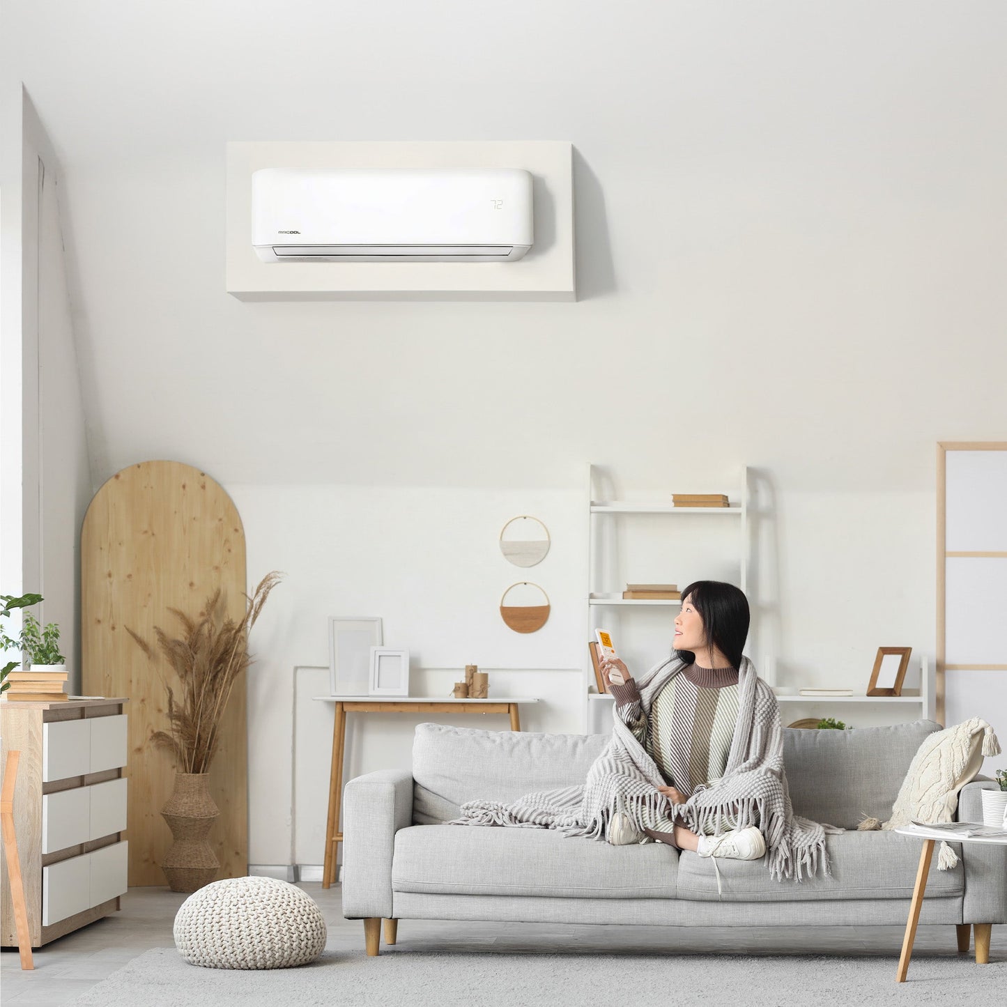 MRCOOL Advantage 36,000 BTU Ductless Inverter Wall Mount Heat Pump System, White