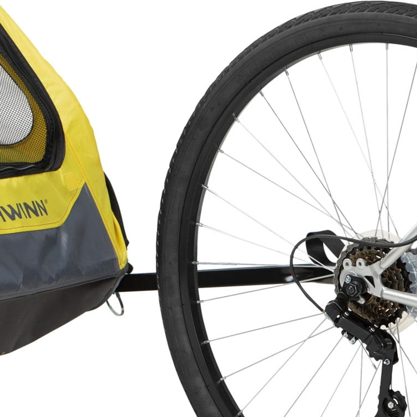 Schwinn Willow River Double Trailer with Stroller Kit and Aluminum Frame Design