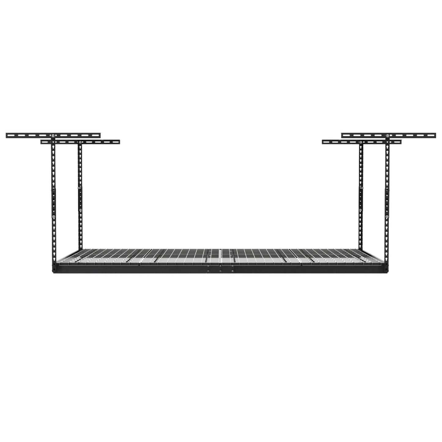 MonsterRax 4'x8' Overhead Garage Storage Rack Holds Up to 500 Pounds, Hammertone