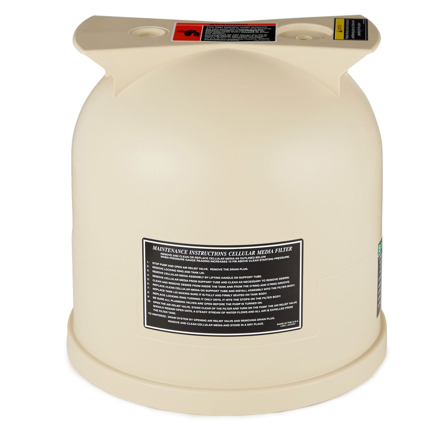 Pentair 178561 Clean Clear Predator Swimming Pool Cartridge Filter Lid Assembly