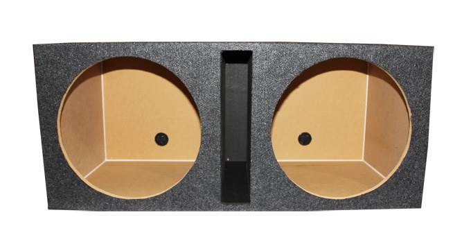 Pyle PLPW15D 15" 2000W 4-Ohm Car Subwoofer Pair & QBASS15 Dual Ported Enclosure