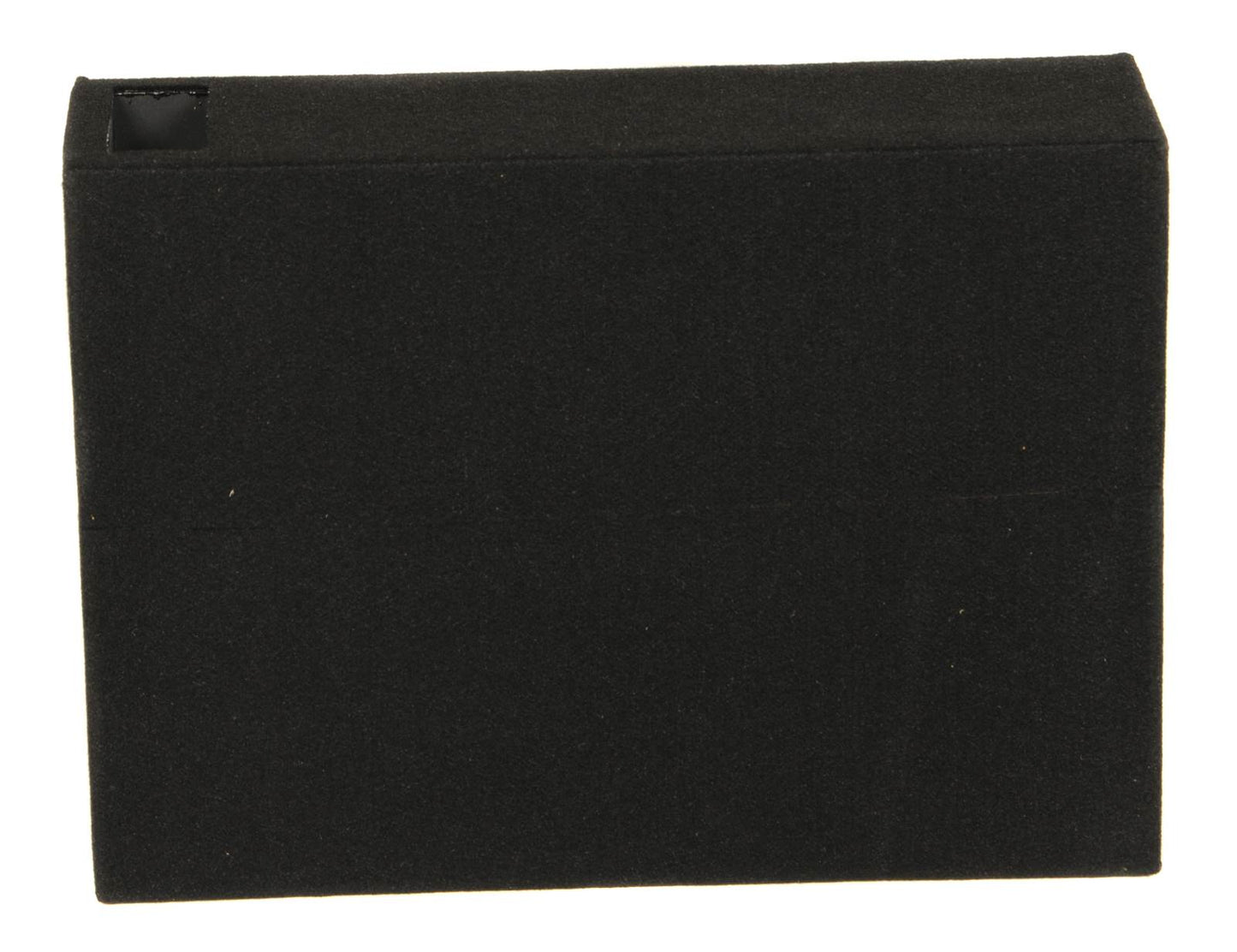 QPower Shallow Vented Subwoofer Enclosure, Single 10 Inch Car Sub Speaker Box