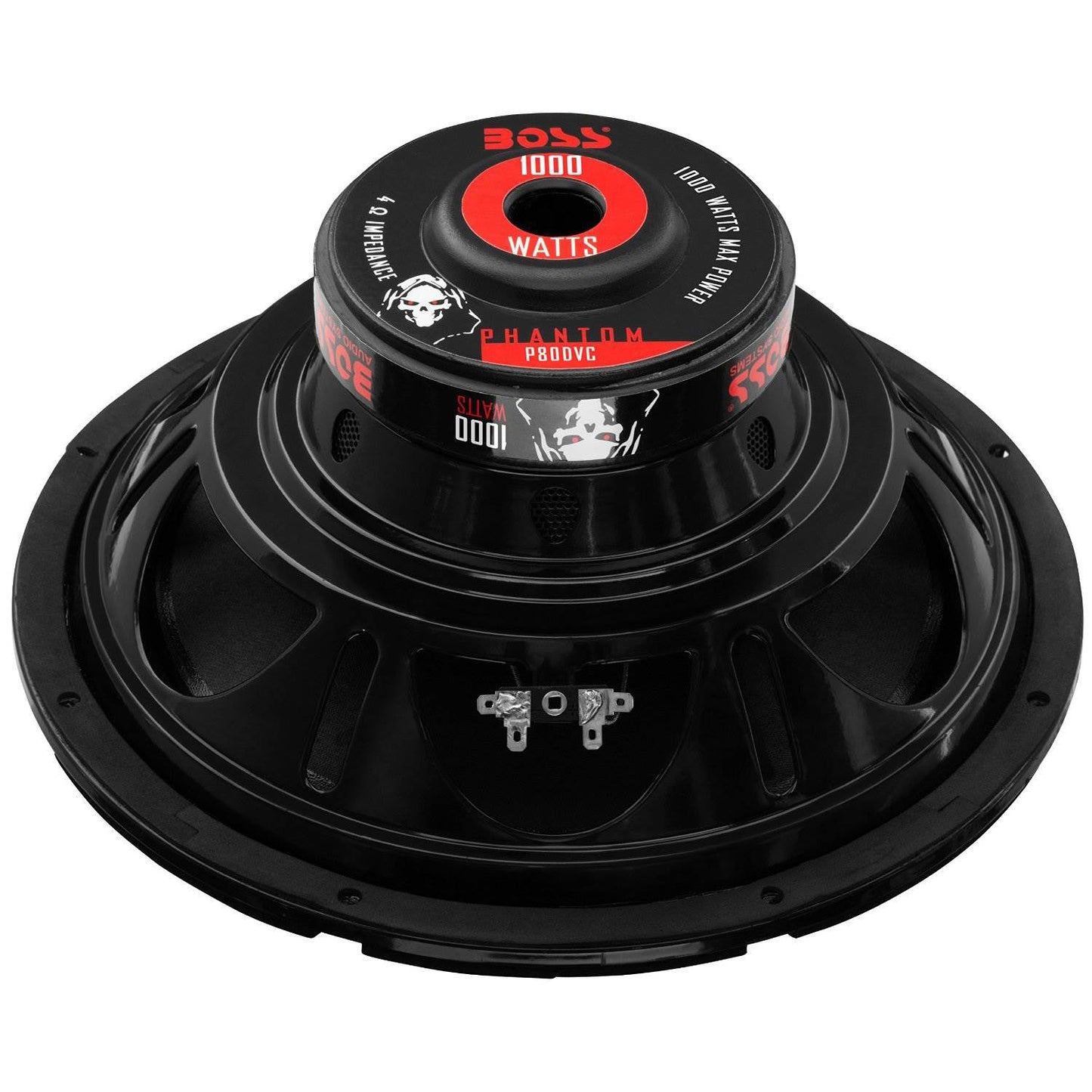 Boss Audio 8-Inch Dual Voice Coil 4-Ohm 1000-Watt Car Subwoofer (2 Pack) P80DVC
