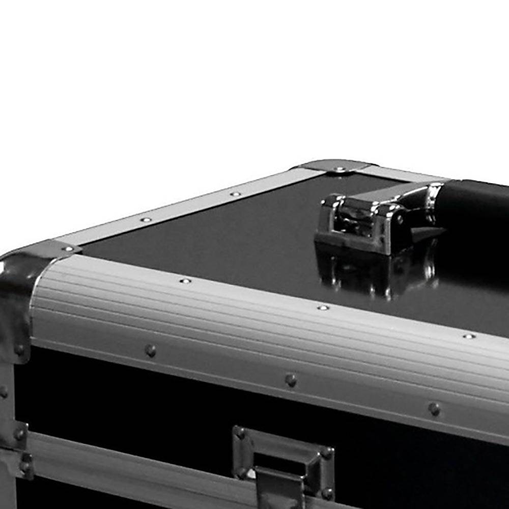 Odyssey KROM Transport Case for 70, 12 Inch Vinyl Records, Black (2 Pack)