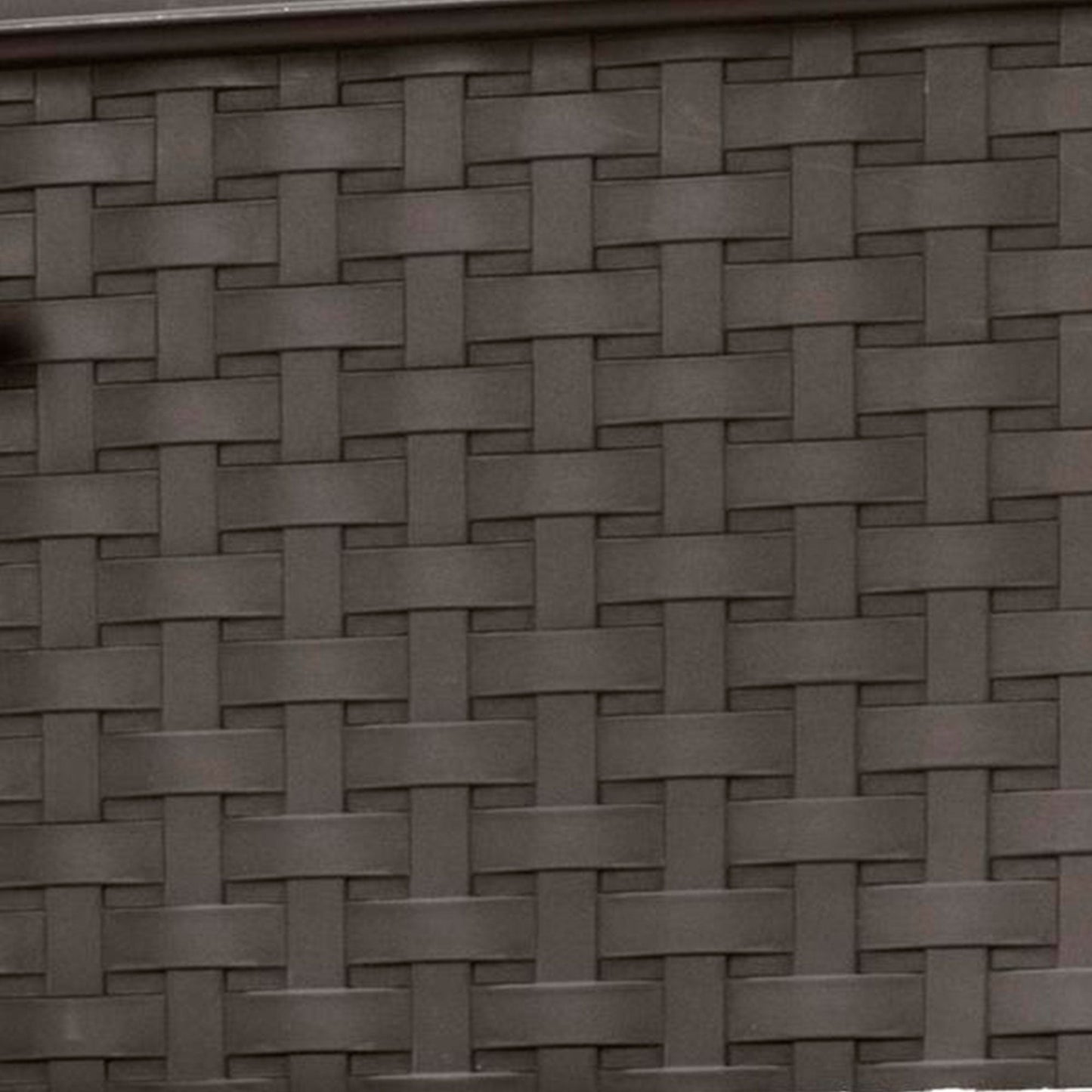 Sterilite 3 Drawer Decorative Plastic Weave Storage Tower, 2-Pack, Espresso