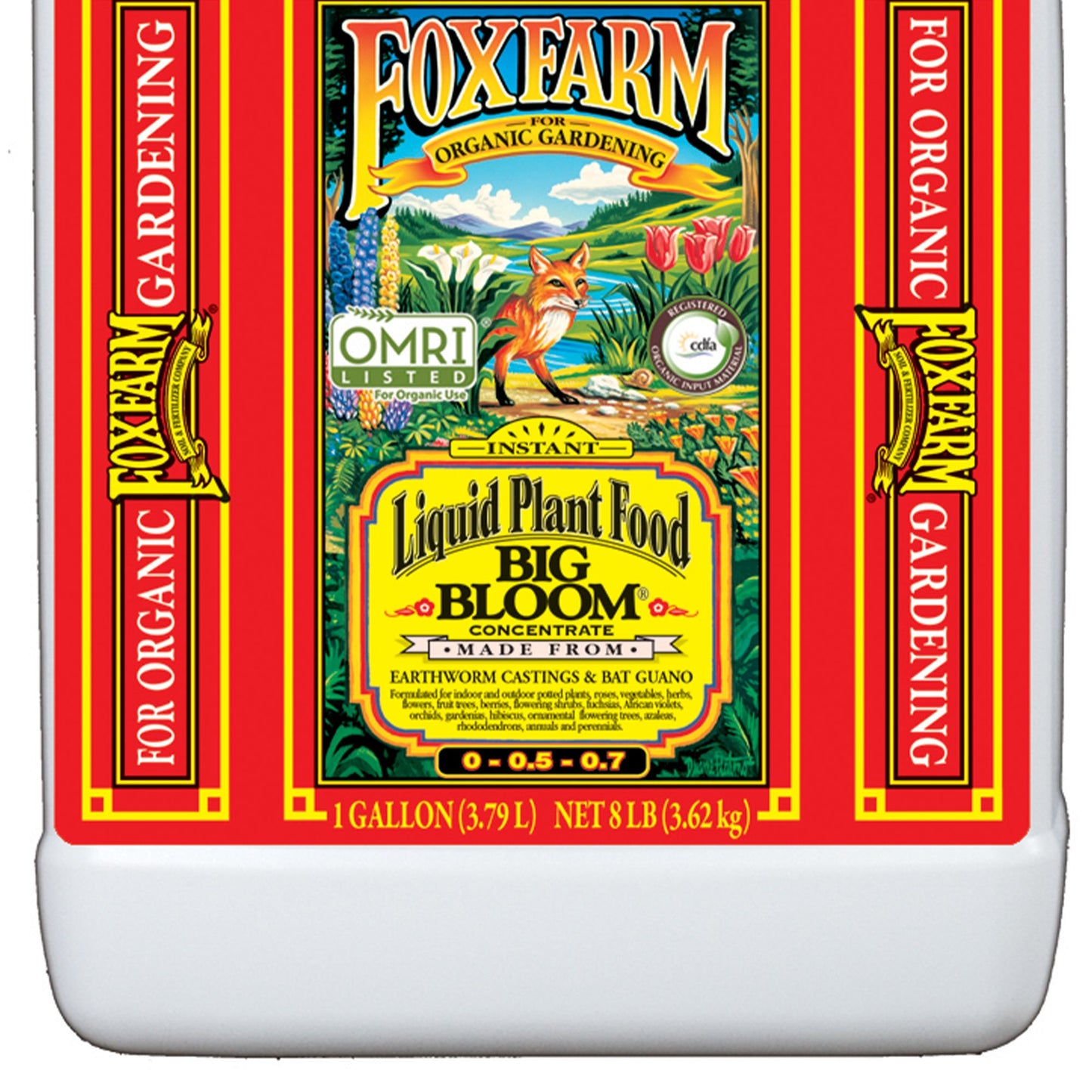 Fox Farm Big Bloom FX14003 Organic Plant/Flower Liquid Food Concentrate, 1Gallon
