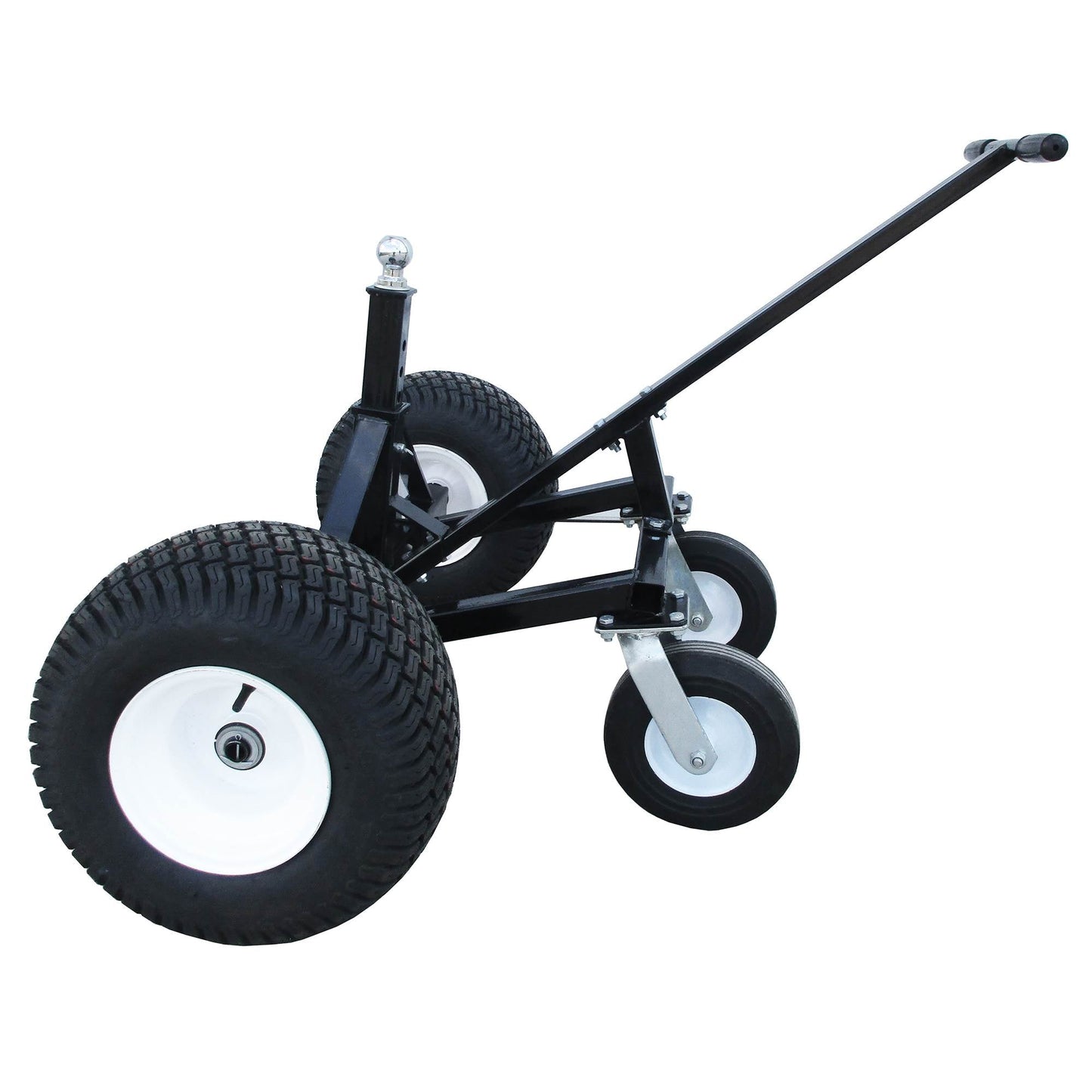 Tow Tuff TMD-15002C Adjustable Steel 1500 lb Heavy Duty Trailer Dolly w/ Caster