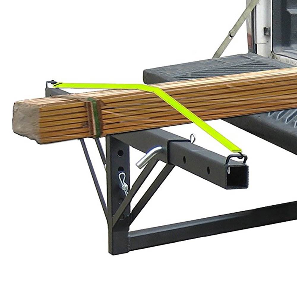 Tow Tuff Adjustable Steel Truck Bed Extender for Class III & Class IV Receivers