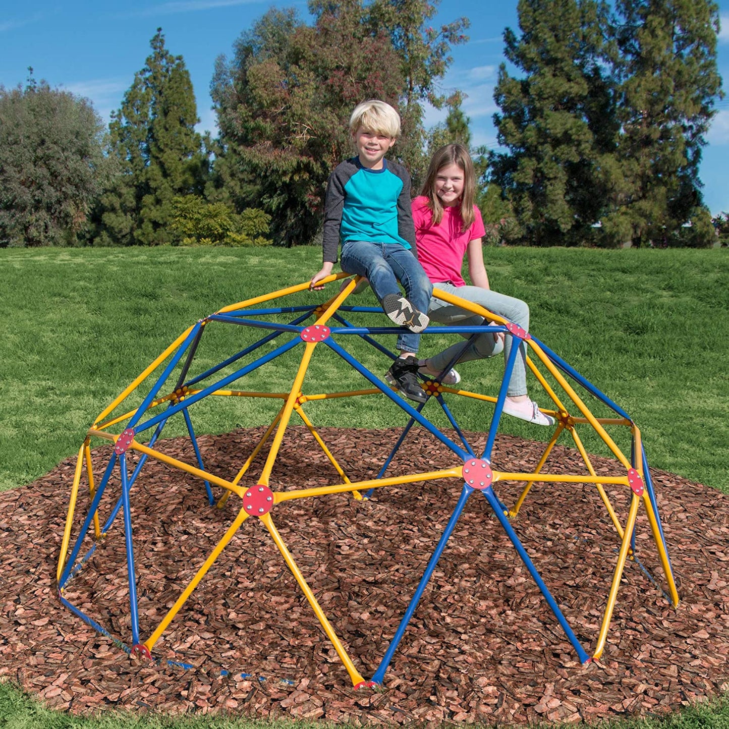Impex Fitness GD-810 Easy Outdoor Geodescent Space Dome Play Set, Ages 3 to 10