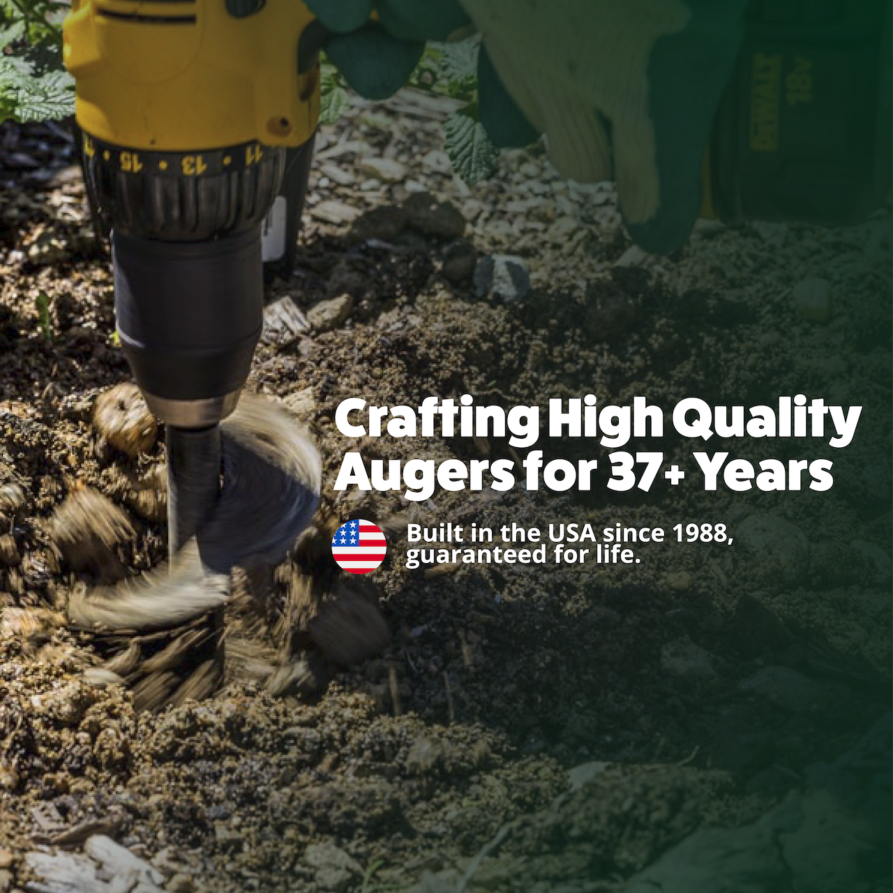 Bulb Planting Auger & Bedding Plant Tool (3" x 7")