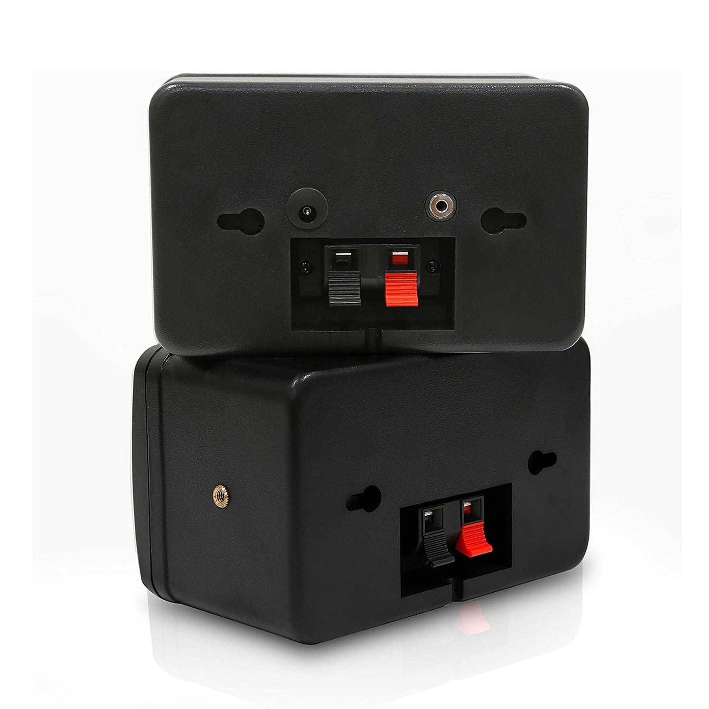 Pyle PDWR42BBT Bluetooth Indoor Outdoor 3.5" 200W Speaker System, Black (2 Pack)