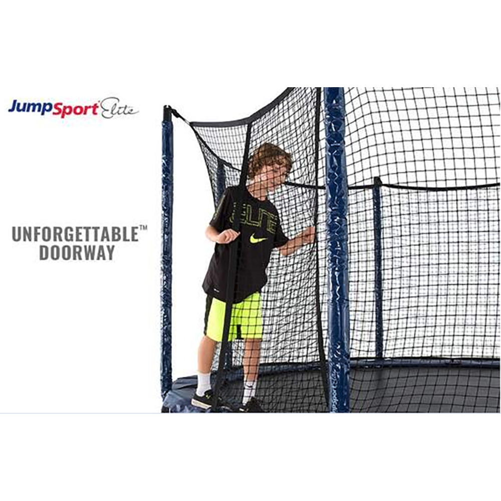 JumpSport Elite 14 Foot StagedBounce Technology Trampoline System with Enclosure