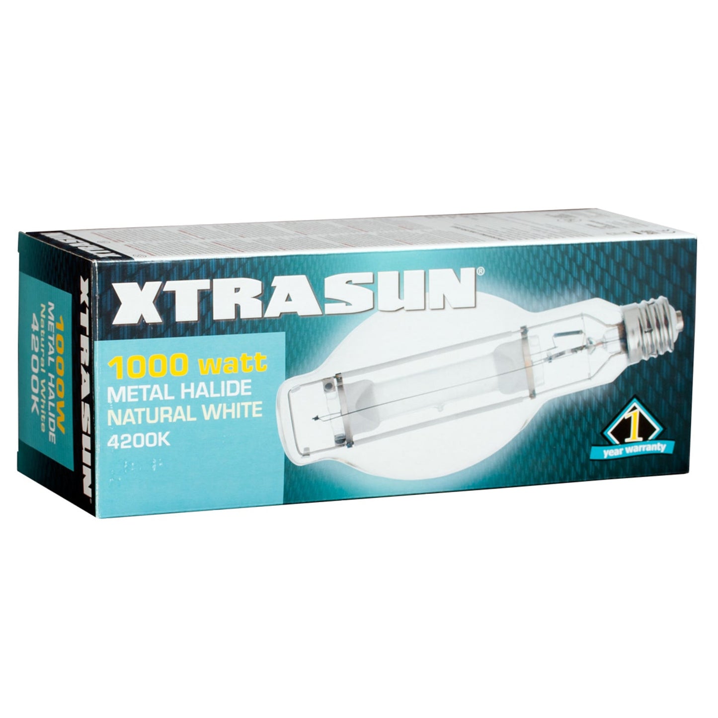 Xtrasun XTB2000 Natural White 4200K Metal Halide Grow Lamp Light, 1000 Watts