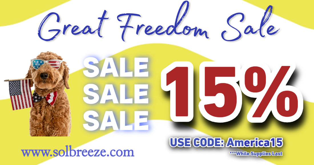 The Great Freedom Sale at SOLBREEZE: Celebrate Summer with Unbeatable Discounts! ✨