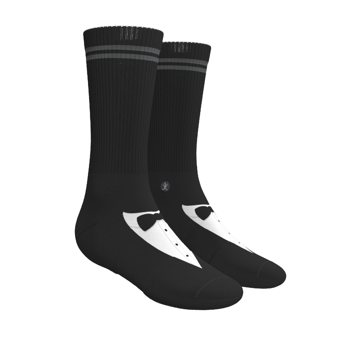 The 009 | Tuxedo Heel Hammock™ Crew Socks