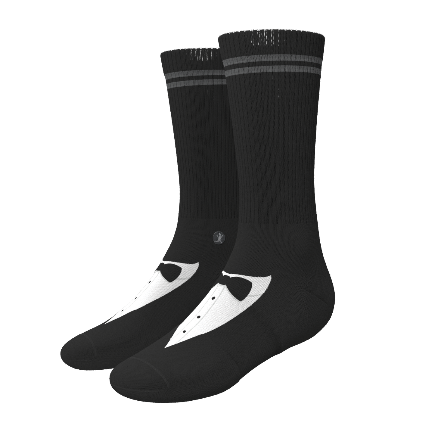 The 009 | Tuxedo Heel Hammock™ Crew Socks