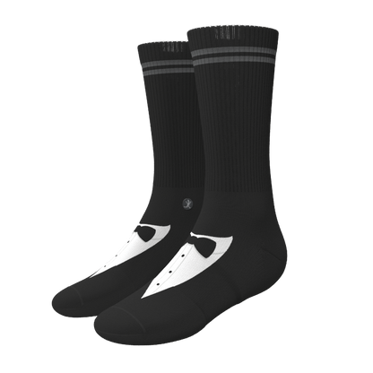 The 009 | Tuxedo Heel Hammock™ Crew Socks