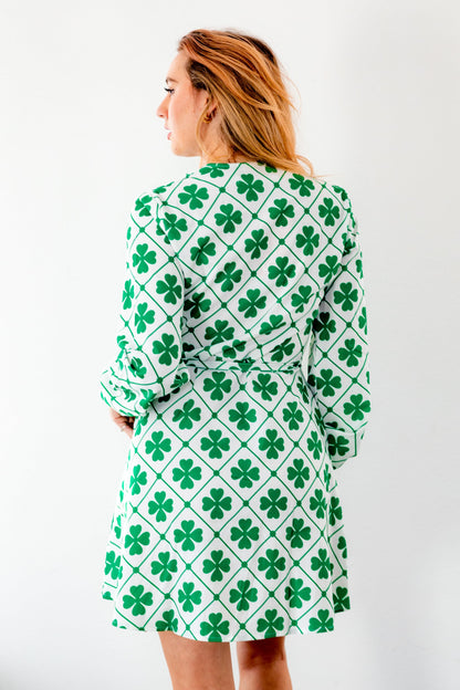 The Big Mistake | St. Patricks Day Wrap Dress